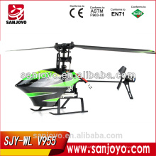 Mini 2.4G " Flybarless " remote control helicopter rc toys china V955 4ch with gyro flybarless helicopter